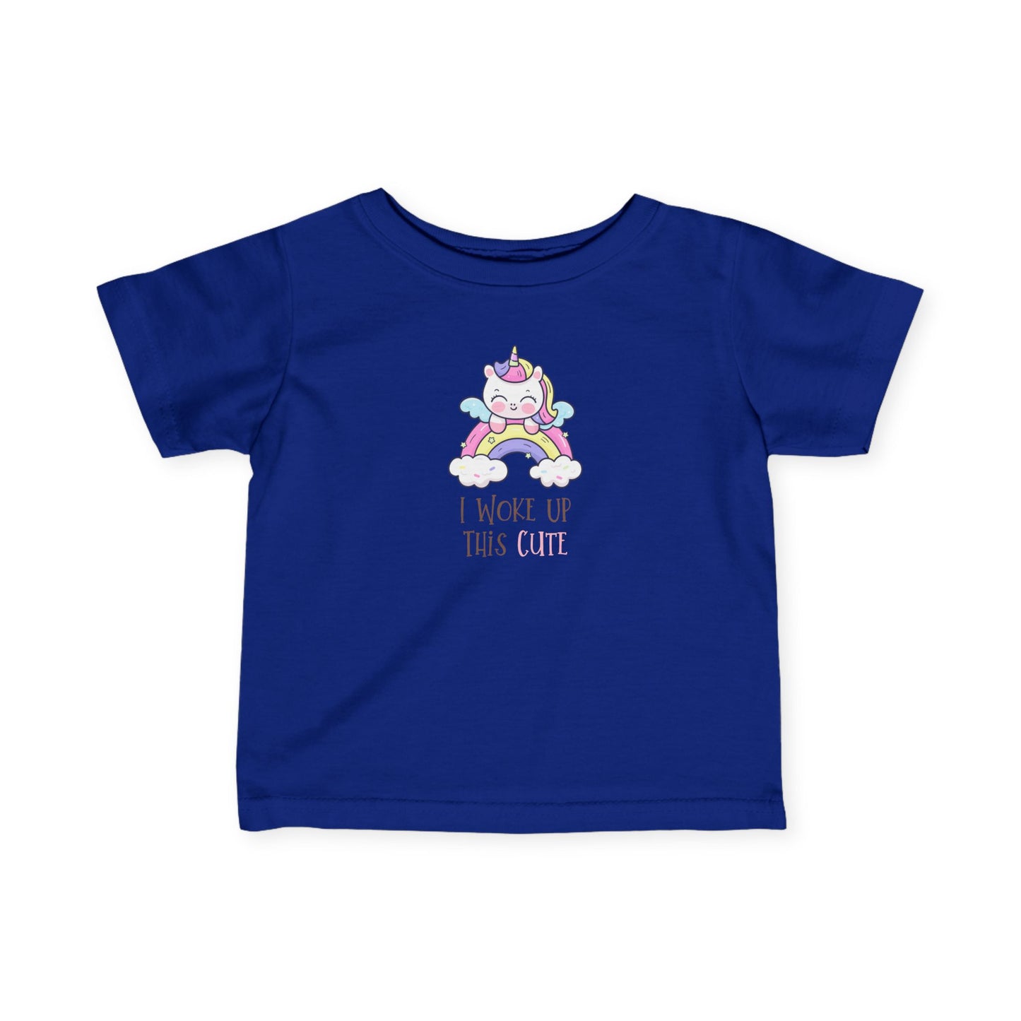 Cute Unicorn Baby Tee - "I Woke Up This Cute"