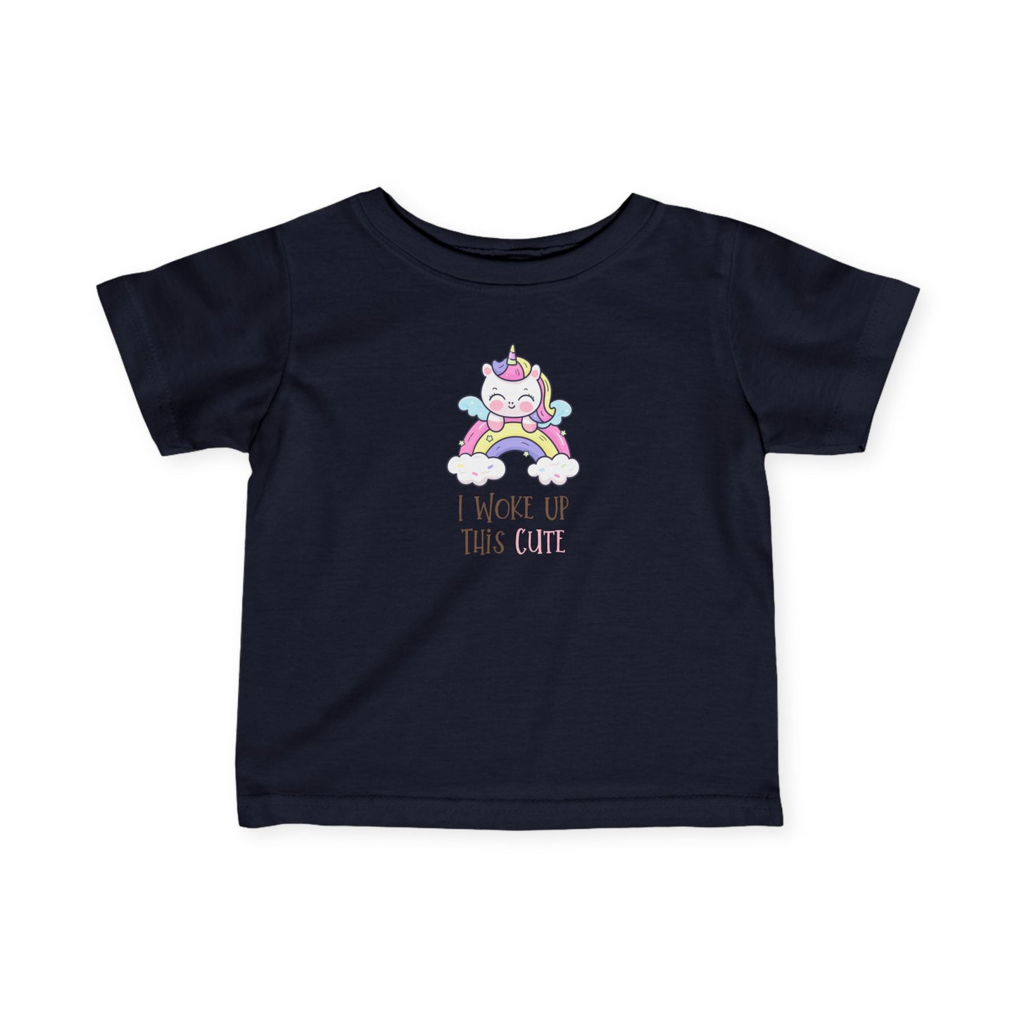 Cute Unicorn Baby Tee - "I Woke Up This Cute"
