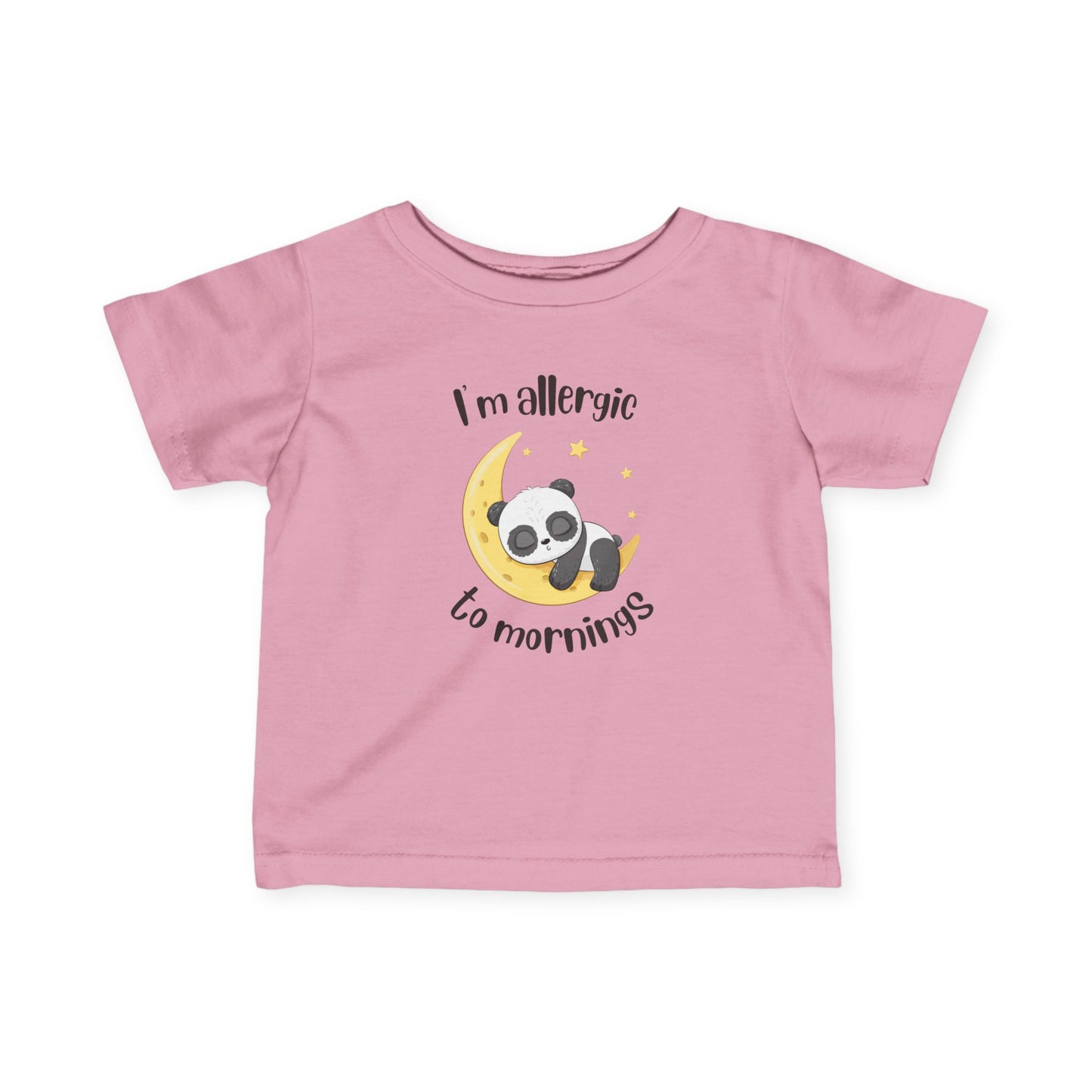 Cute Baby Tee - 'I'm Allergic to Mornings' Top