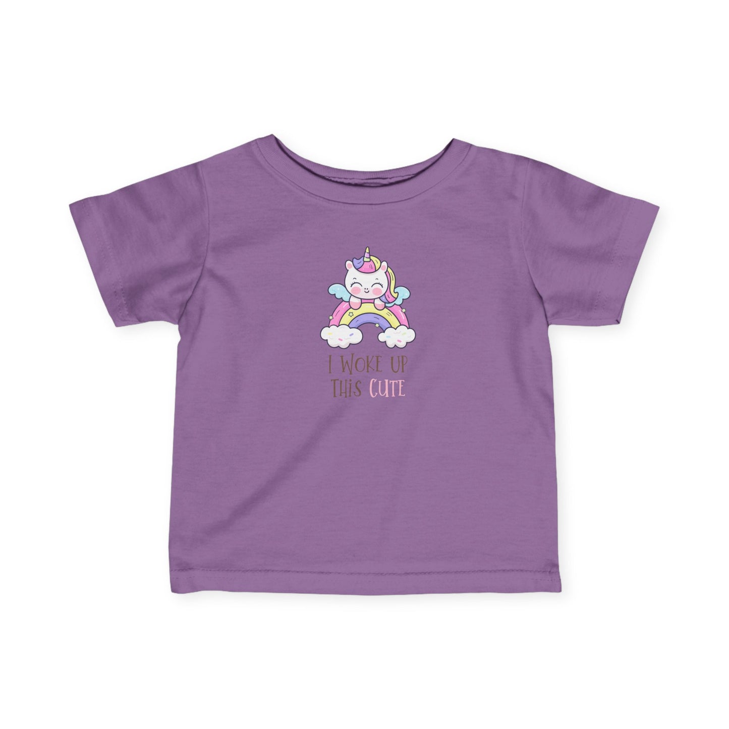 Cute Unicorn Baby Tee - "I Woke Up This Cute"