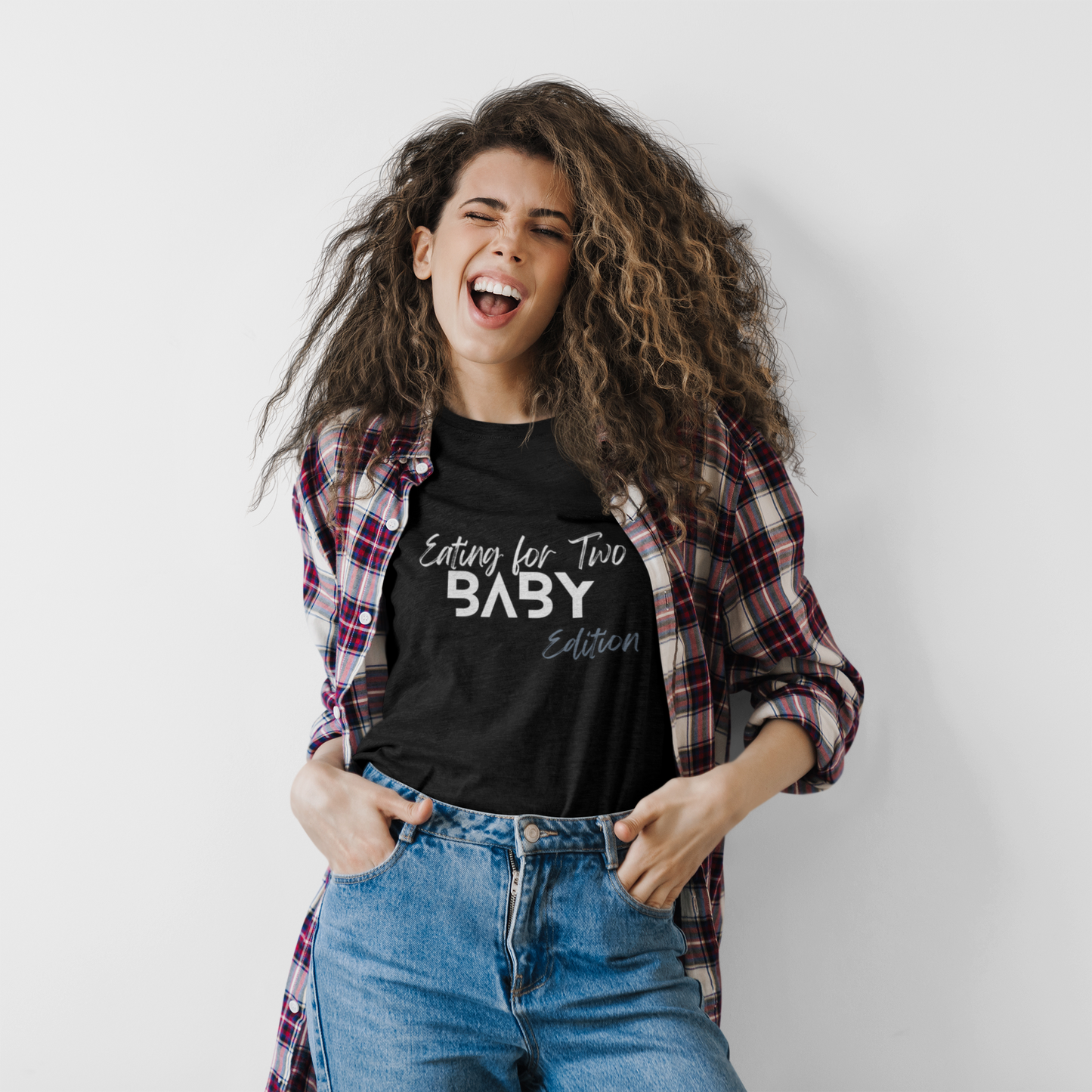 Unisex Softstyle T-Shirt - 'Eating for Two' Baby Edition Maternity Tee