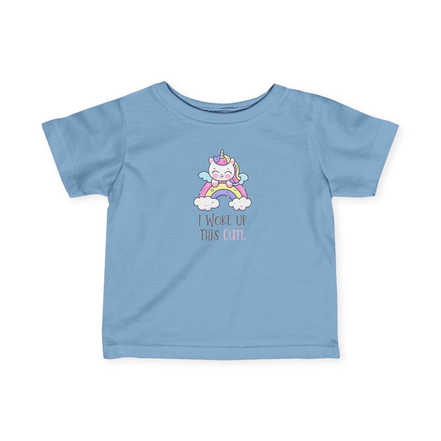 Cute Unicorn Baby Tee - "I Woke Up This Cute"