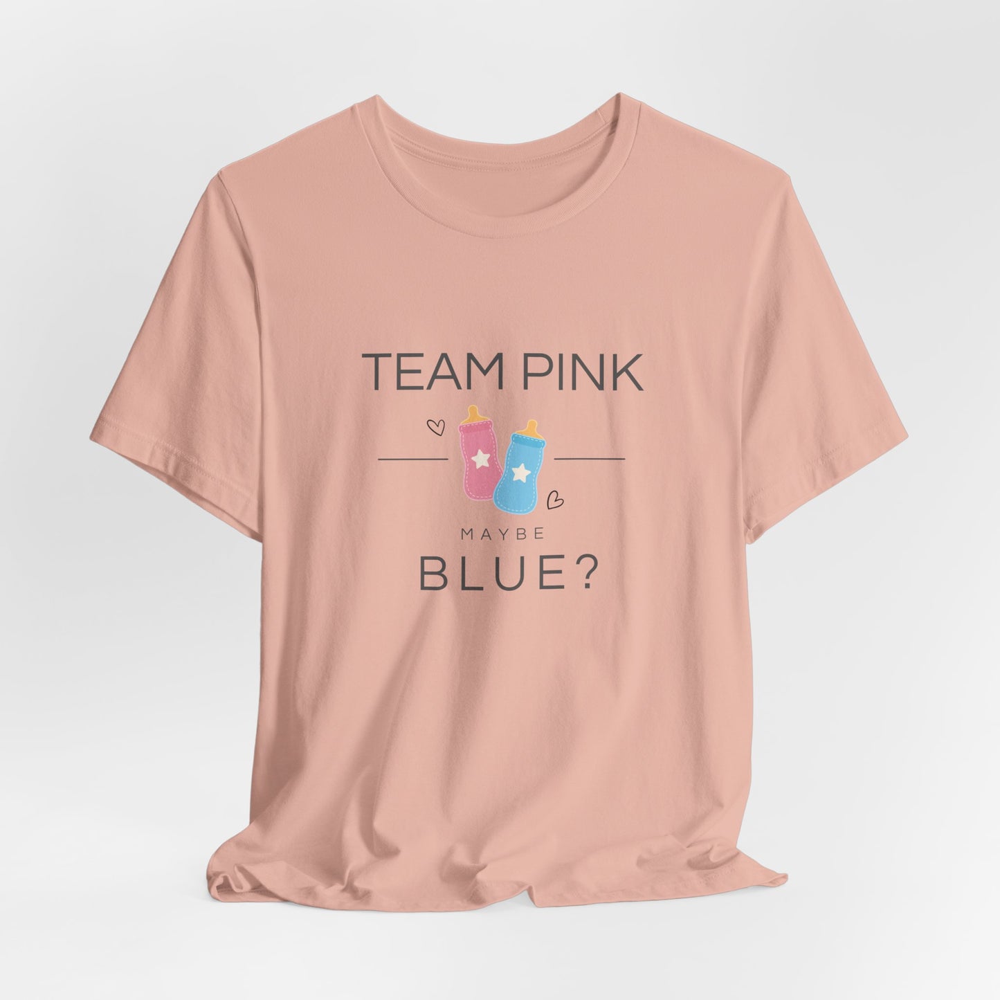 Team Pink Maybe Blue? – Gender Reveal T-Shirt | Baby Shower Party Tee