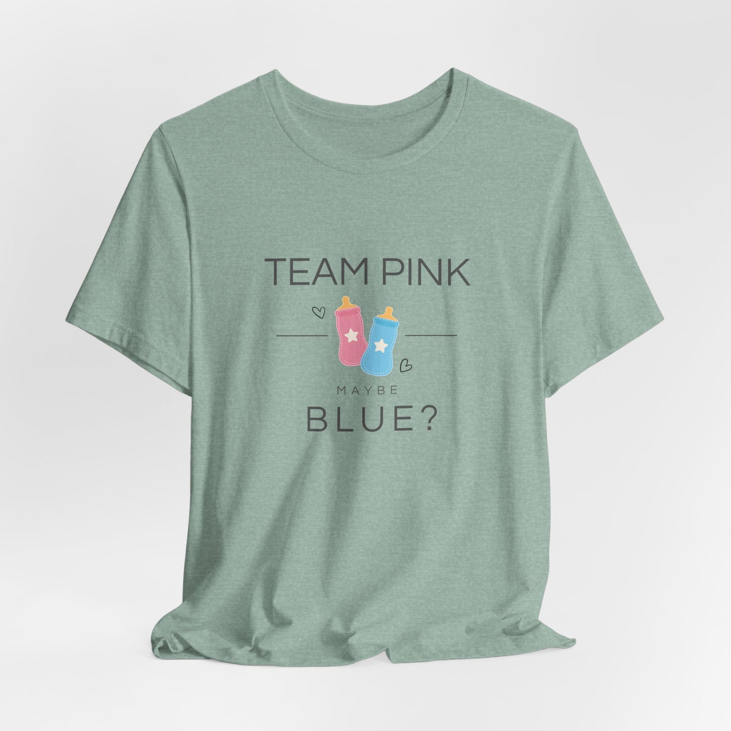 Team Pink Maybe Blue? – Gender Reveal T-Shirt | Baby Shower Party Tee