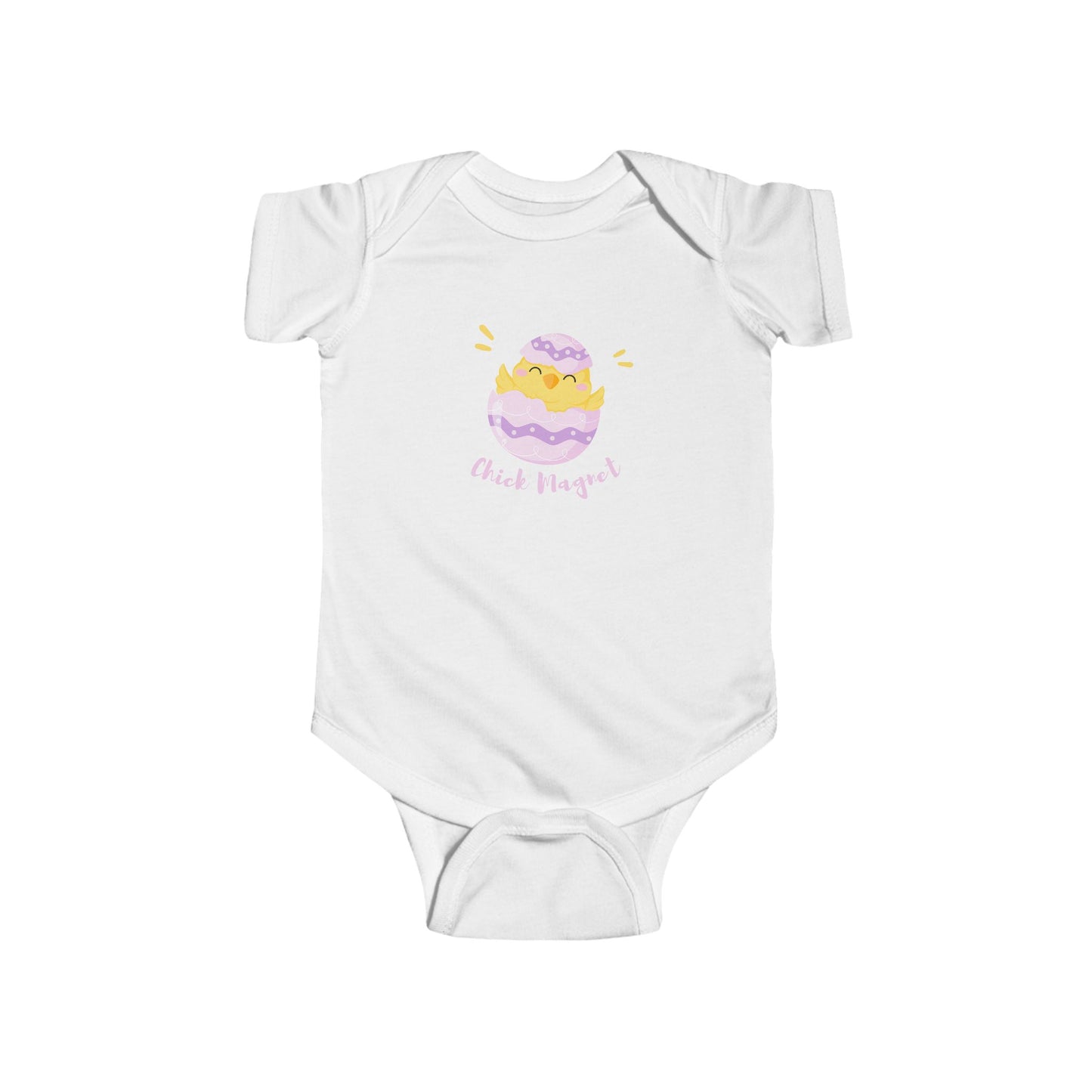 Chick Magnet Infant Bodysuit - Cute Baby Outfit for Spring Celebrations