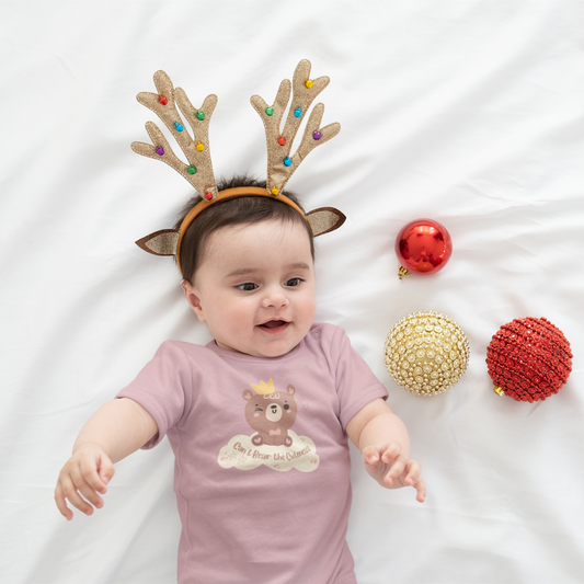 Cute Bear Crown Bodysuit - Adorable Baby Outfit