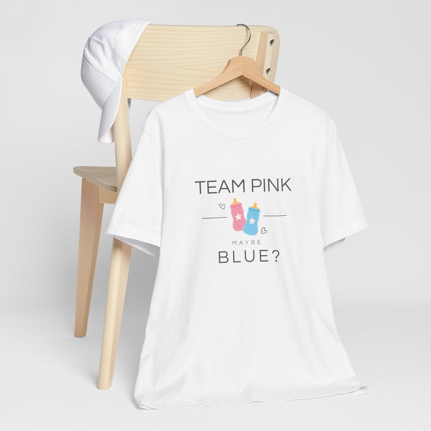 Team Pink Maybe Blue? – Gender Reveal T-Shirt | Baby Shower Party Tee