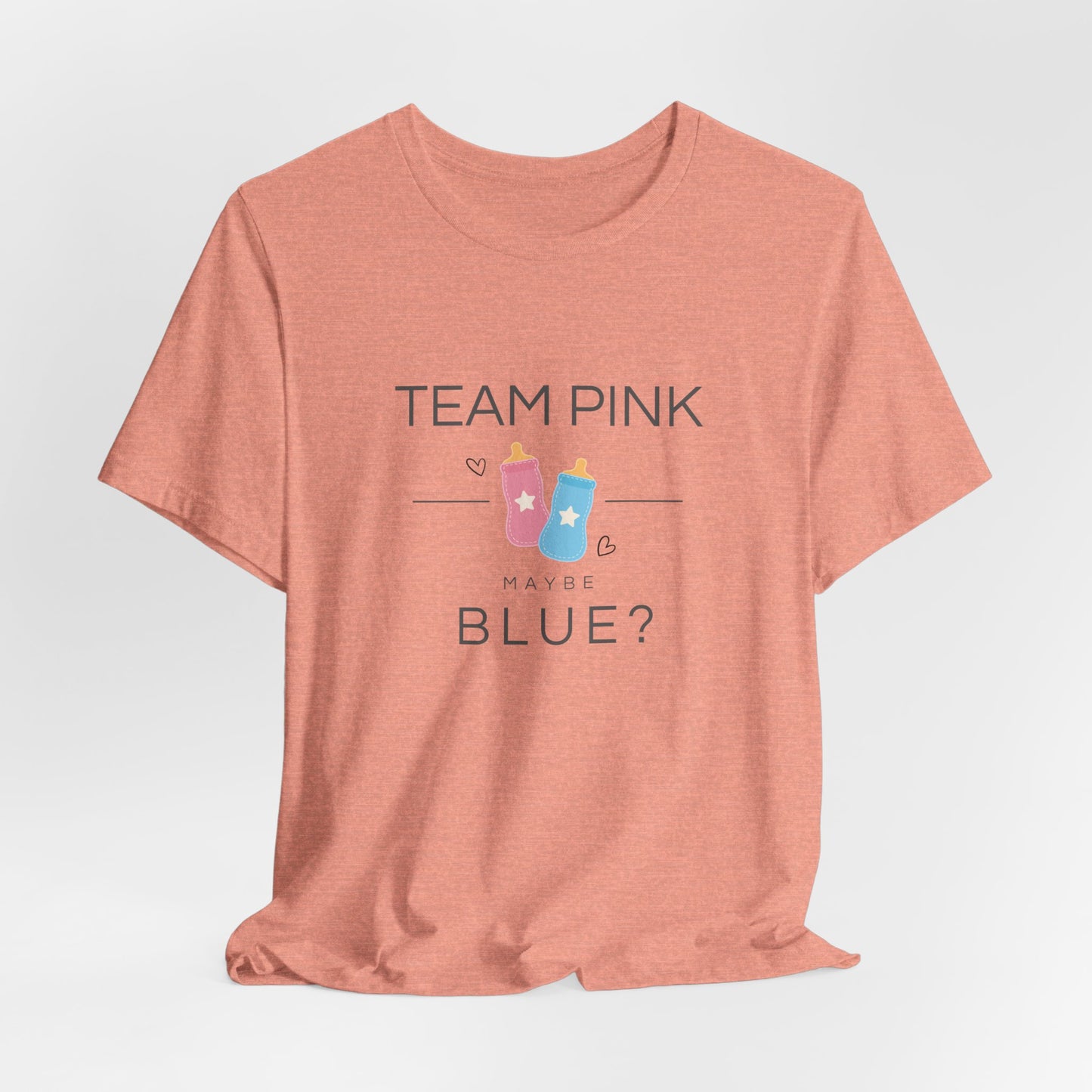Team Pink Maybe Blue? – Gender Reveal T-Shirt | Baby Shower Party Tee