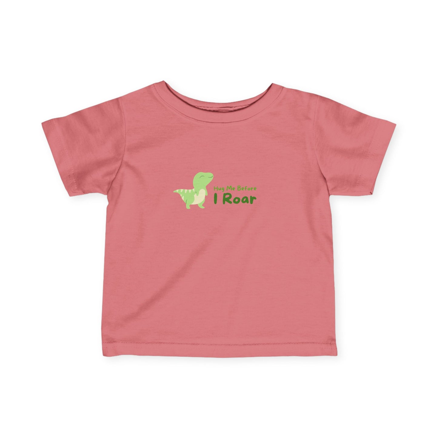 Dinosaur 'Hug Me Before I Roar' Infant Tee - Cute Baby Shirt for Playful Moments